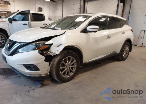 2018 Nissan Murano Sl from USA, damaged, VIN 5N1AZ2MH7JN158874